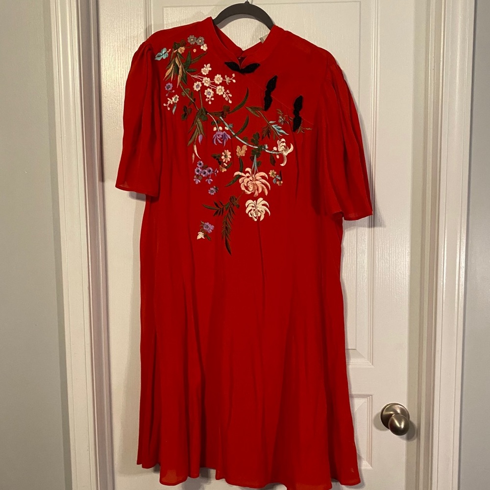 Red Fashion Mini Dress